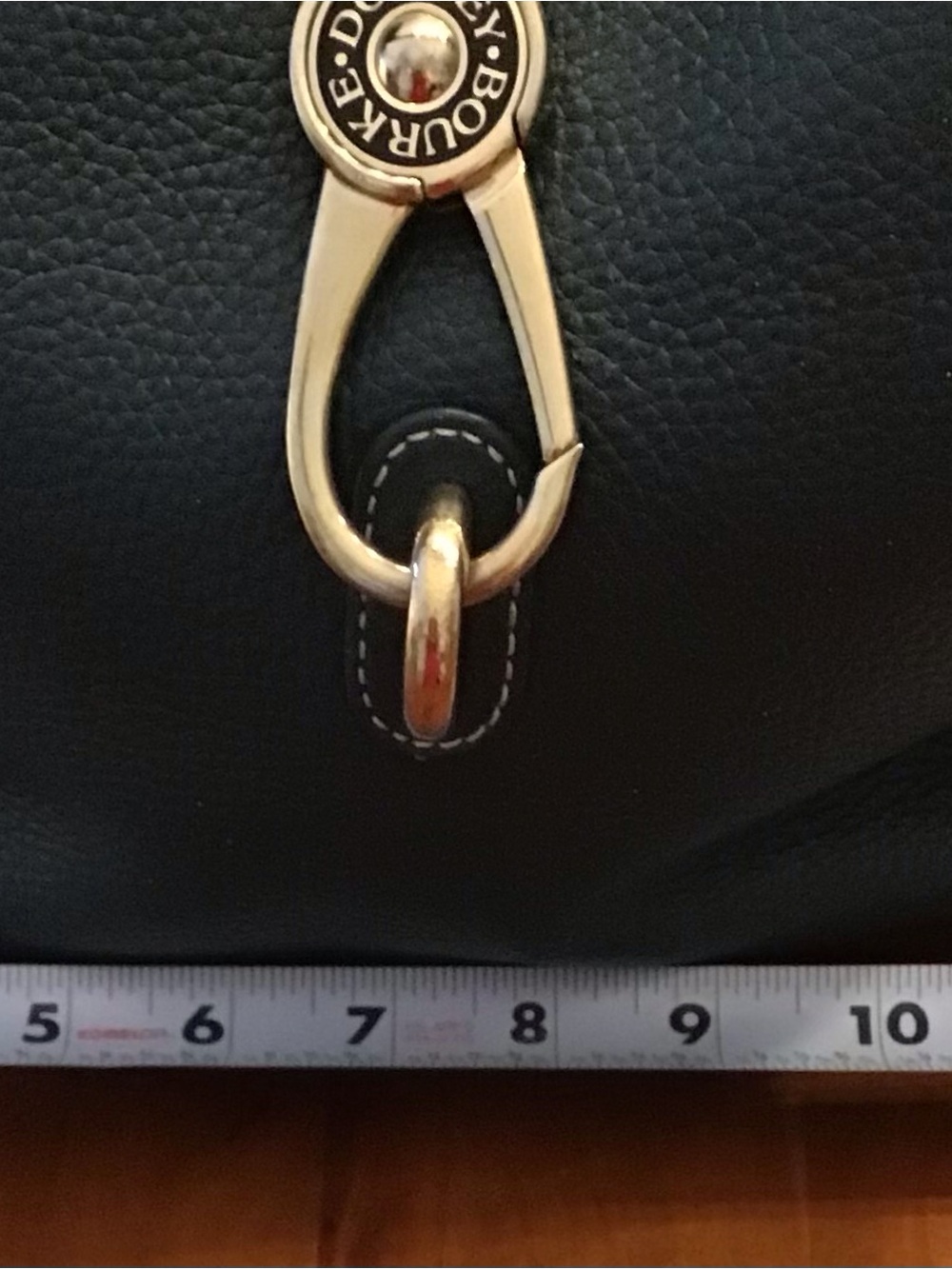 Dooney & Bourke Teal Leather Hobo Bag - Picture 9 of 14